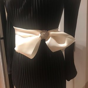 SOLD! “Ripple Effect” black tube dress!